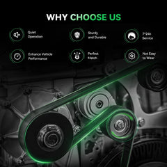 AUQDD belt tensioner system meets OE specs for Dodge Ram models.