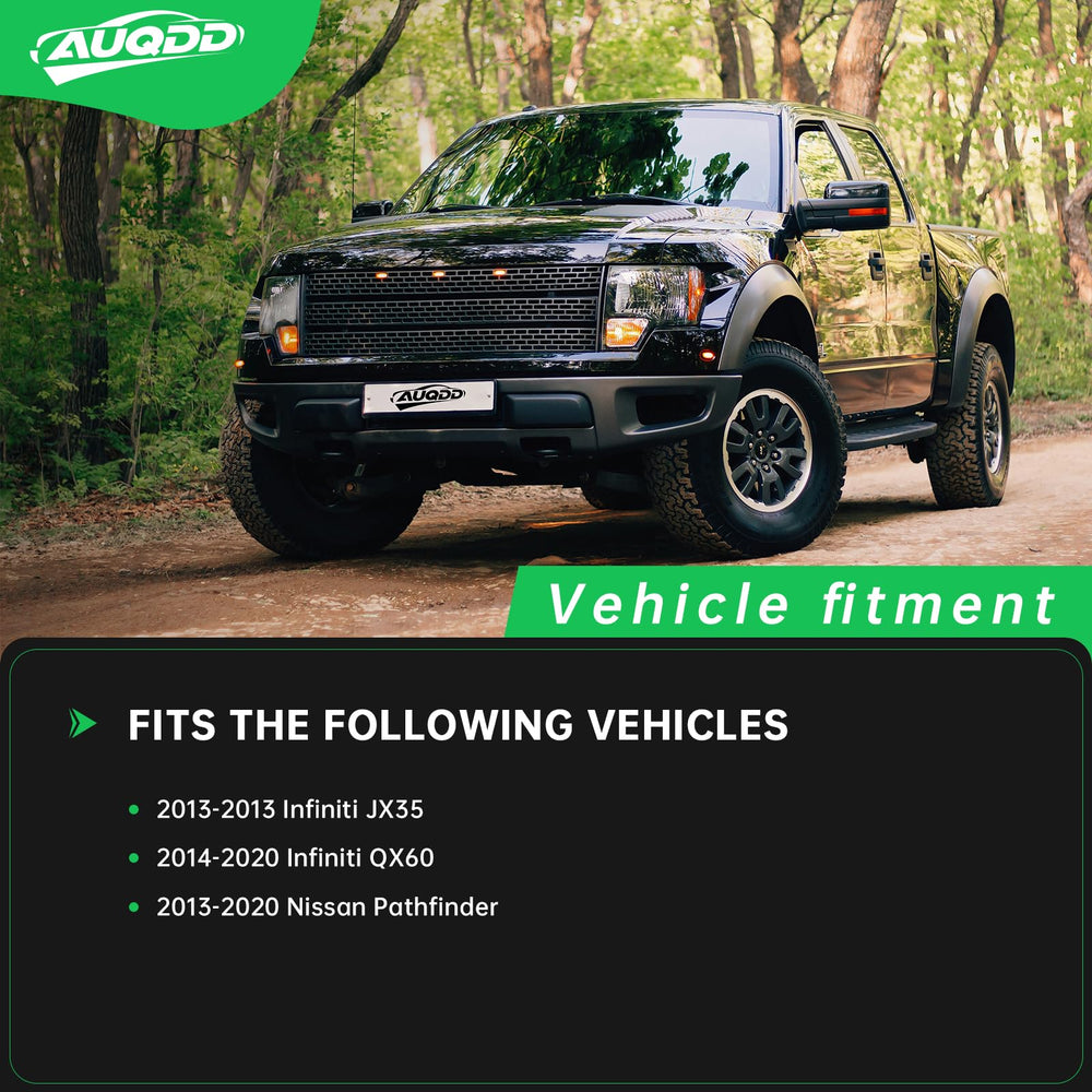 AUQDD front end suspension lower control arm with ball joint for smoother steering and alignment (passenger side).