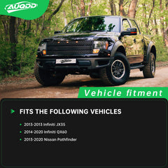 AUQDD front end suspension lower control arm with ball joint for smoother steering and alignment (passenger side).