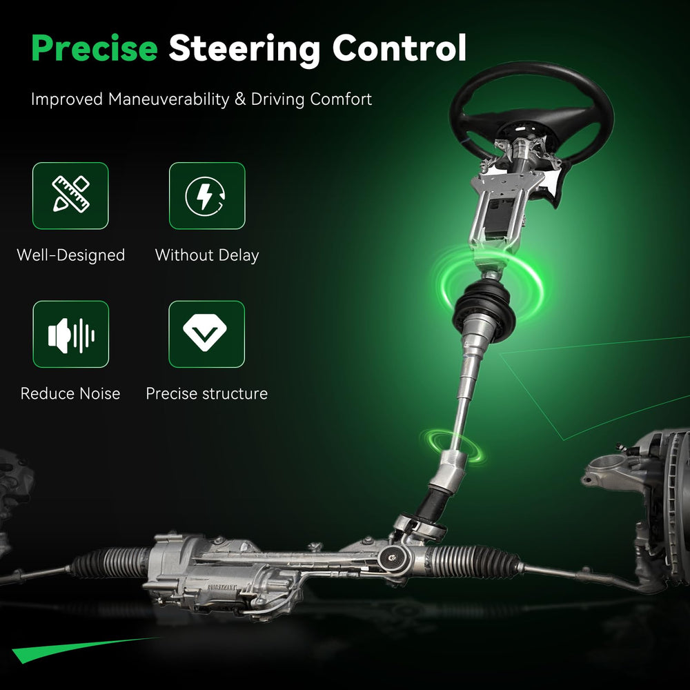AUQDD steering shaft durability test image underscores torsion and fatigue resistance.