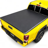 Aurorasters soft roll-up cover on Ram 1500 bed, secure fit for weather protection.
