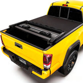 Aurorasters soft tri-fold tonneau covers the Dodge Ram 1500 5.7ft bed for weather protection.