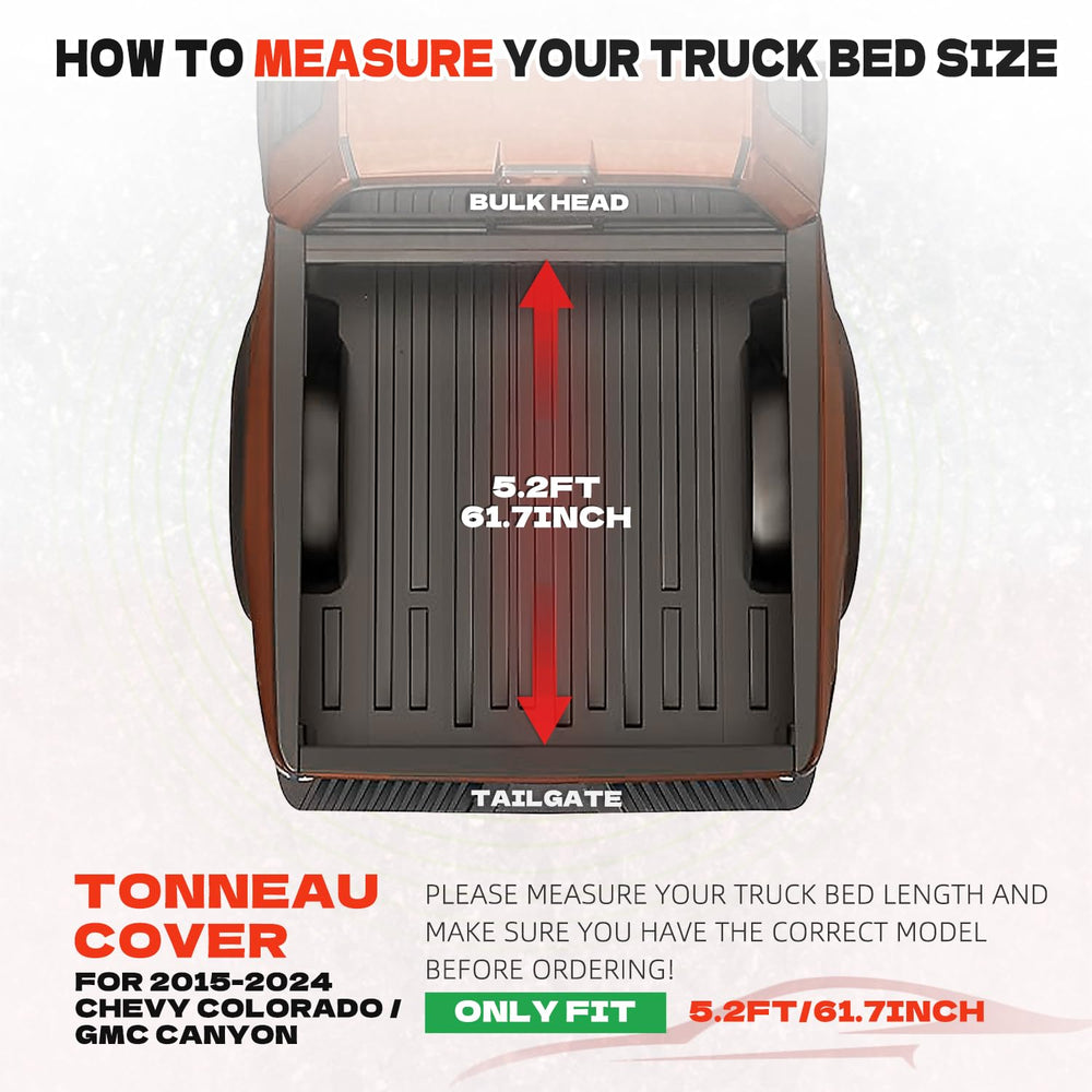 Aurorasters Soft Tri-Fold tonneau installed on bed demonstrates secure cargo and easy access.