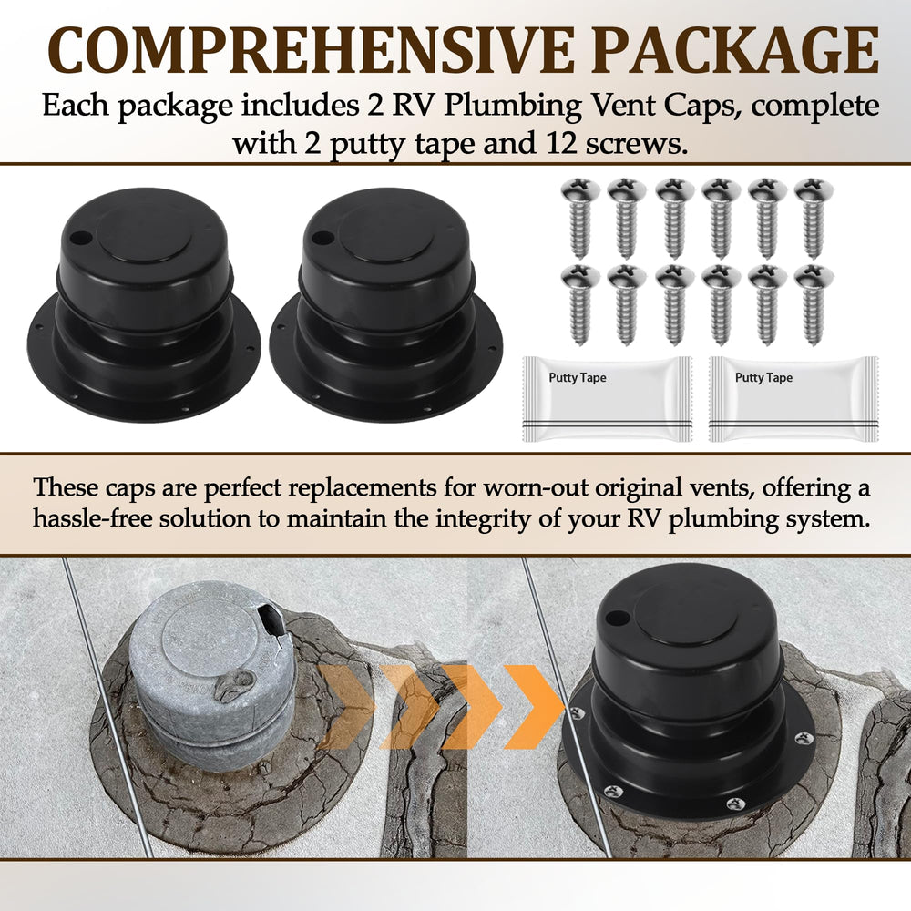 Aussio complete kit with hardware ensures easy replacement and reliable sealing around pipes