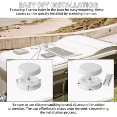Aussio vent cap close-up highlights rain-blocking mushroom design.