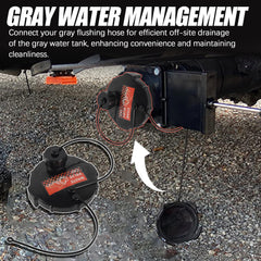 Aussio leak-proof seals ensure reliable connections.