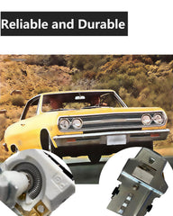 Austkokiyo headlight switch 8-pin rear view ensures robust electrical connection.