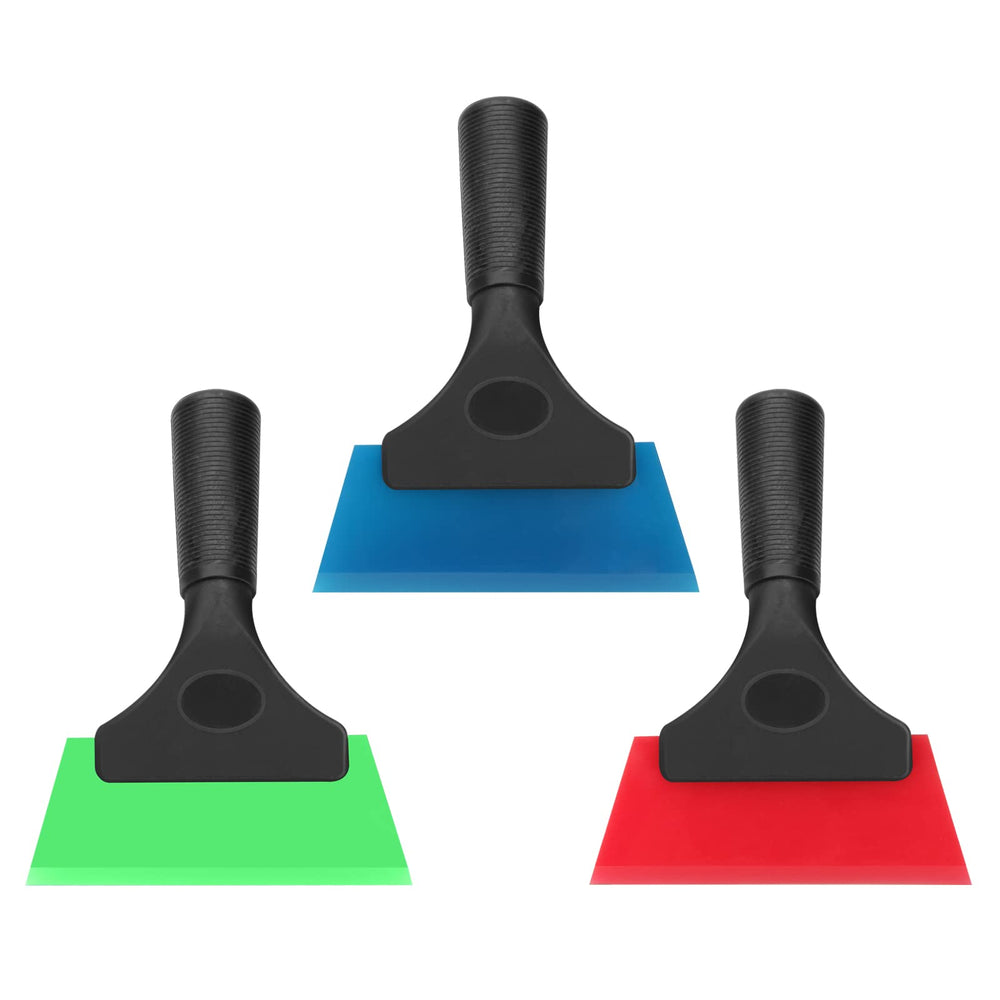 AUSZUOI blue window tint squeegee for streak-free windshields.