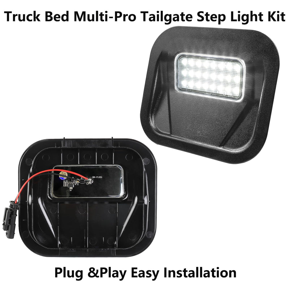 Autboom tailgate light improves night-time cargo access and safety.