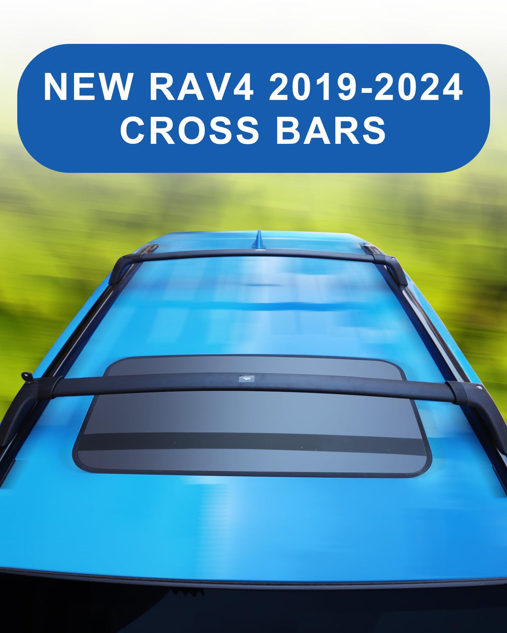 Autekcomma Rav4 crossbars anti-theft lock detail for security