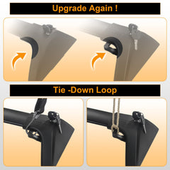 Autekcomma RAV4 cross bars lock mechanism close-up illustrating anti-theft feature