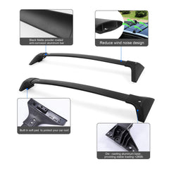 Autekcomma Rav4 crossbars support multiple attachments for gear