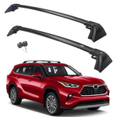 Autekcomma roof rack crossbar installed on 2020-2026 Highlander for secure cargo.