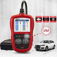 Autel AL319 connected to vehicle via 16 pin DLC for code retrieval
