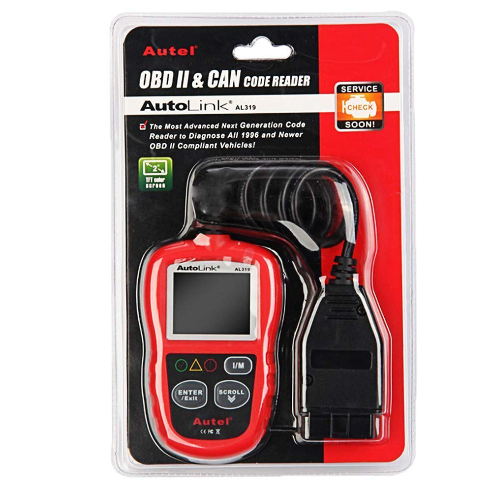 Autel AL319 compact handheld design for garage use