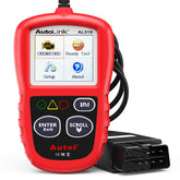 Autel AL319 DTC reading and clearing screen shows fault codes and status clearly.
