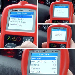 Autel AL319 retrieving VIN CIN CVN for vehicle records