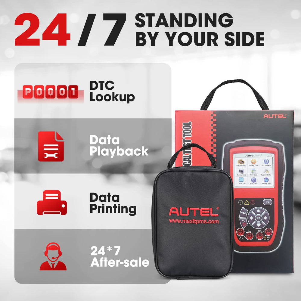 Autel AL539B portable diagnostics tool for on-the-go vehicle checks.