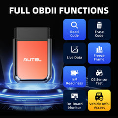 Autel AP2500E full-system diagnostics reveal multiple vehicle systems.