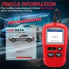 Autel Autolink AL329 retrieving VIN CALID CVN for vehicle info