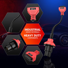 Autel keeps old Mercedes workflows feasible with the 38-to-16 pin adapter.
