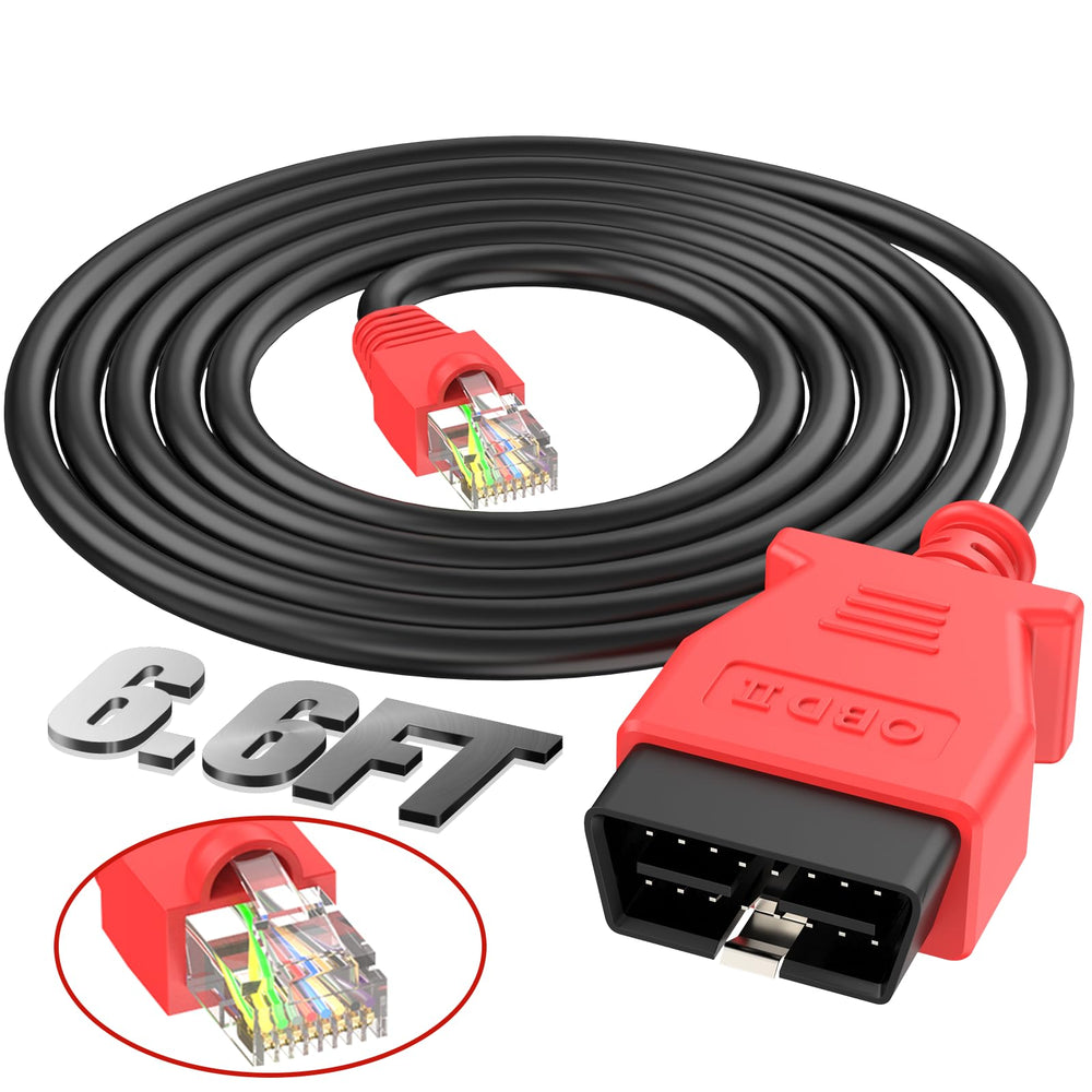 Autel ENet BMW coding cable front view enables quick diagnostics.