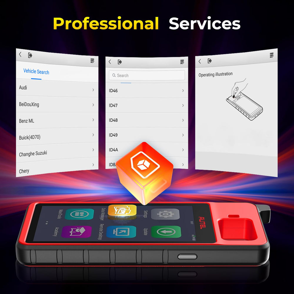 Autel KM100 PX30 CPU ensures fast, reliable performance