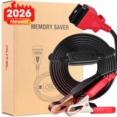 Autel MaxiBAS BTMS connected via OBD2 preserves vehicle codes during battery swaps
