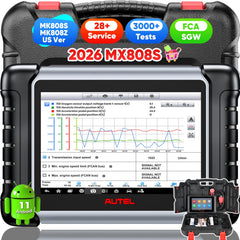 Autel MaxiCheck MX808S front angle view for quick vehicle diagnostics