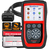 Autel MaxiCheck Pro front view of the OBD2 scanner for diagnostics