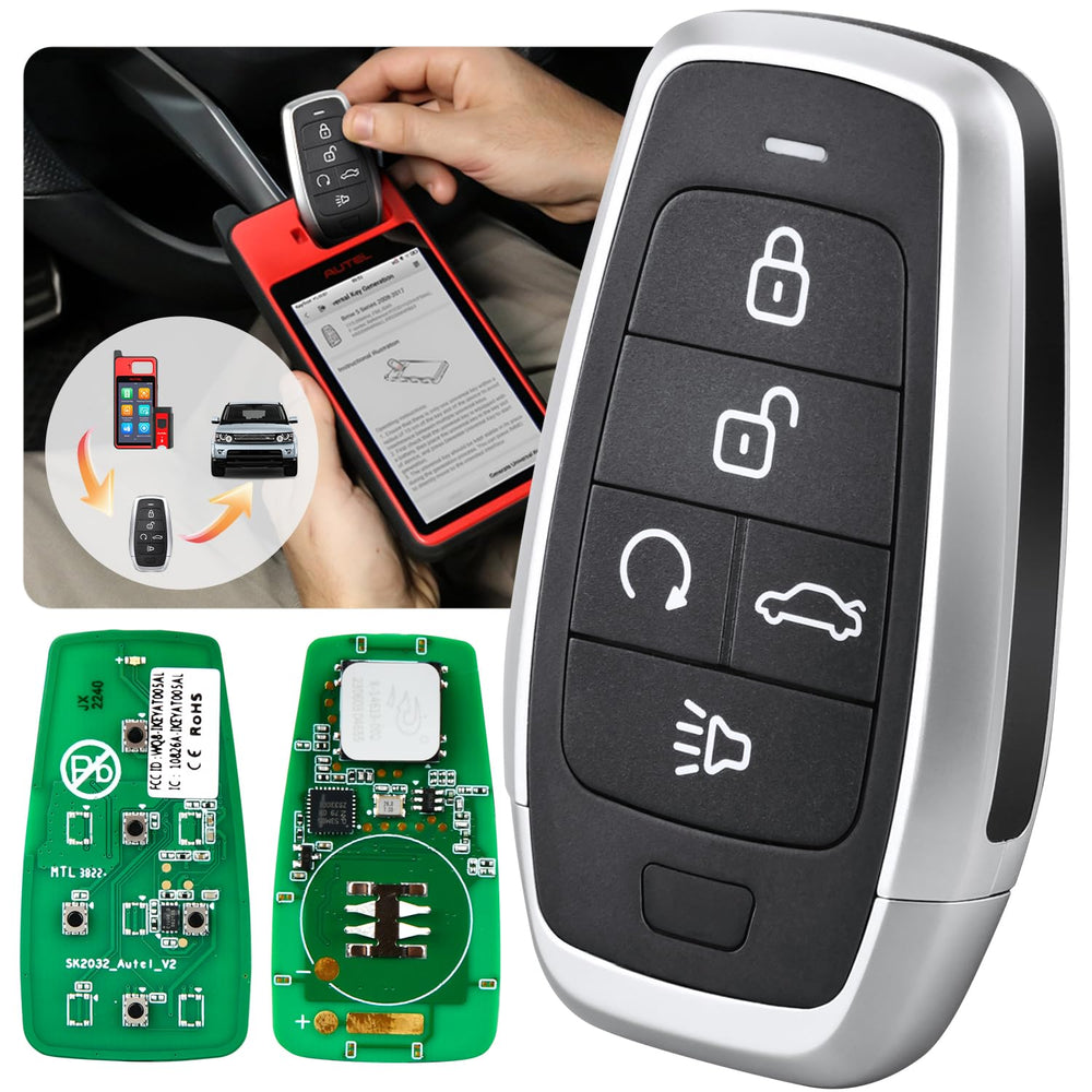 Autel MaxiIM blank key 5-button close-up for generation readiness.