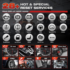 Autel MK808BT PRO AutoVIN 2.0 scans quickly identify year and model.