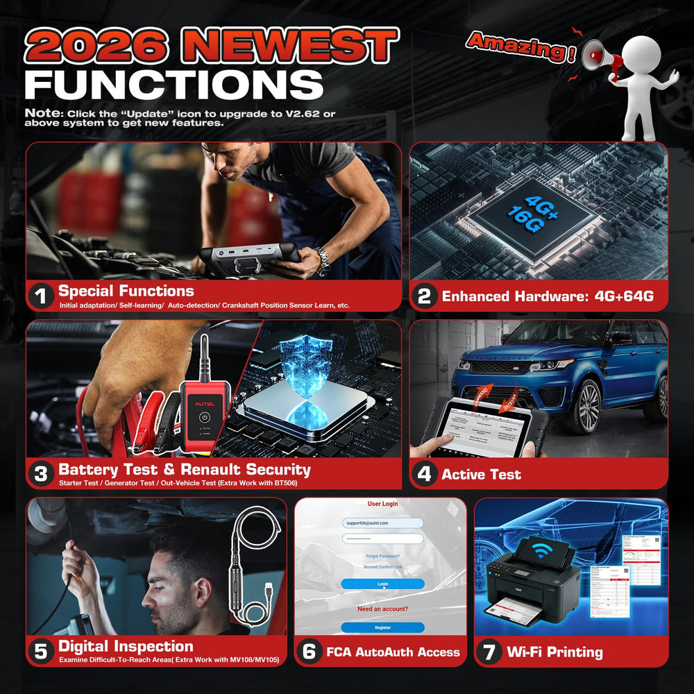 Autel MK808BT PRO 5GHz WiFi keeps updates fast and reliable.