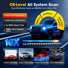 VIN auto-detect and scan license simplify setup without manual entry.