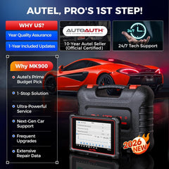 Autel MK900 digital inspection with MV108S for visuals.