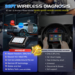 Autel MK900BT Wi-Fi printing enables on-site reporting