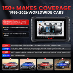 Autel MX900 language options support diverse workshop teams
