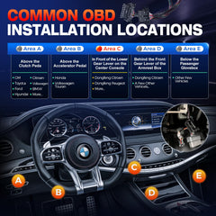 Autel OBD2 extension compatible with all standard OBD2 devices.