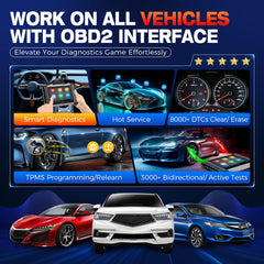 Autel OBD2 Y splitter ready for plug-and-play setup.