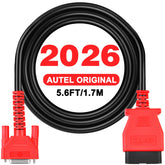 Autel original OBD2 main test cable shows 5-6ft reach for flexible diagnostics.