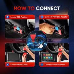Autel TCAN003 with MaxiSys Ultra shows broad scanner compatibility