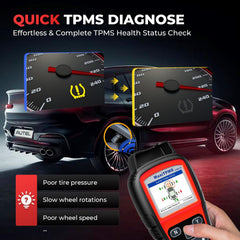 Autel TS508WF dtc-reading: quick TPMS fault code checks and diagnostics.