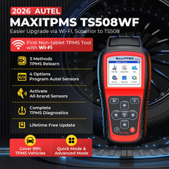 Autel TS508WF obd-relearn: enables rapid sensor programming through OBD.