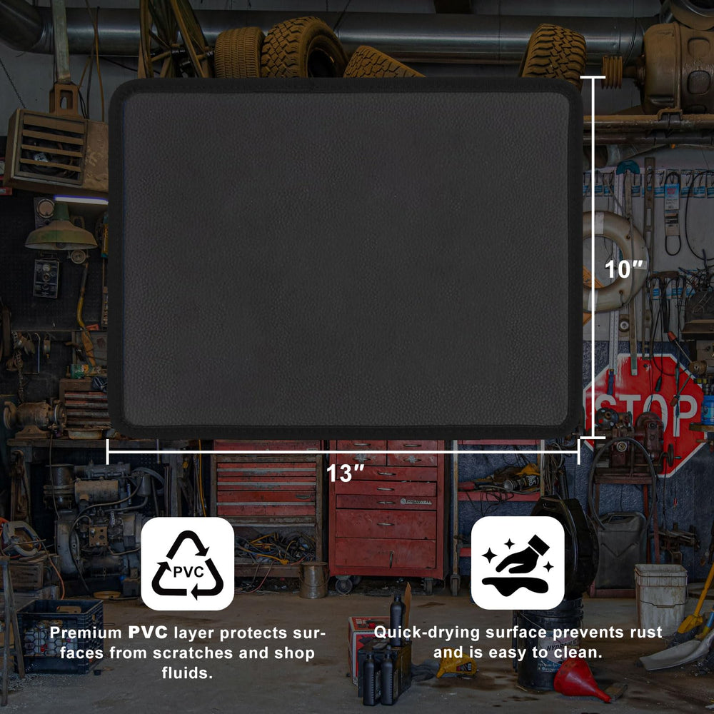 AutGuangel workbench mat keeps sockets and wrenches within easy reach.