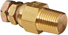 Auto Meter 2259 sender, side connection view, ideal for tight engine bays.