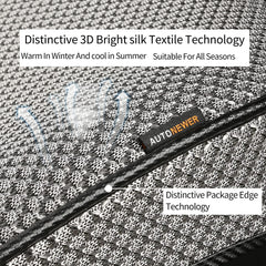 Auto Newer full-wrapped edge bottom seat cover providing neat protection and tailored look