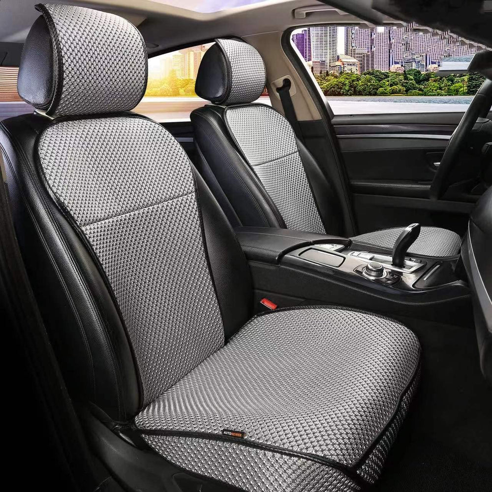 Auto Newer luxury breathable seat cover for the front seat enhances daily driving comfort in any season