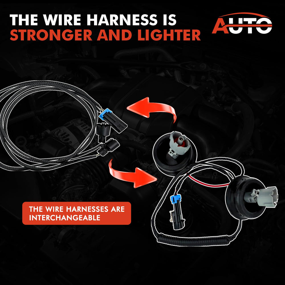 AUTO OCCASION Gen3 LS harness extension visual demonstrates compatibility and straightforward installation.