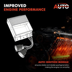 AUTO OCCASION ignition control module ICM connectors close-up, secure electrical fit.