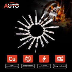 Auto Occasion male-female terminal pins ready for quick replacements in 12V systems